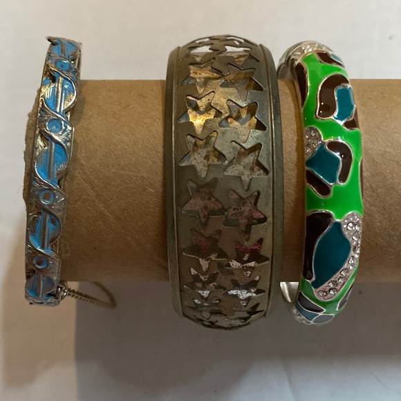 !! SALE !! Bunch of Bangles / Bracelets Bundle of 12 - Picture 3 of 11